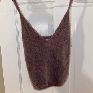 Garage soft pink/purple tank top size S